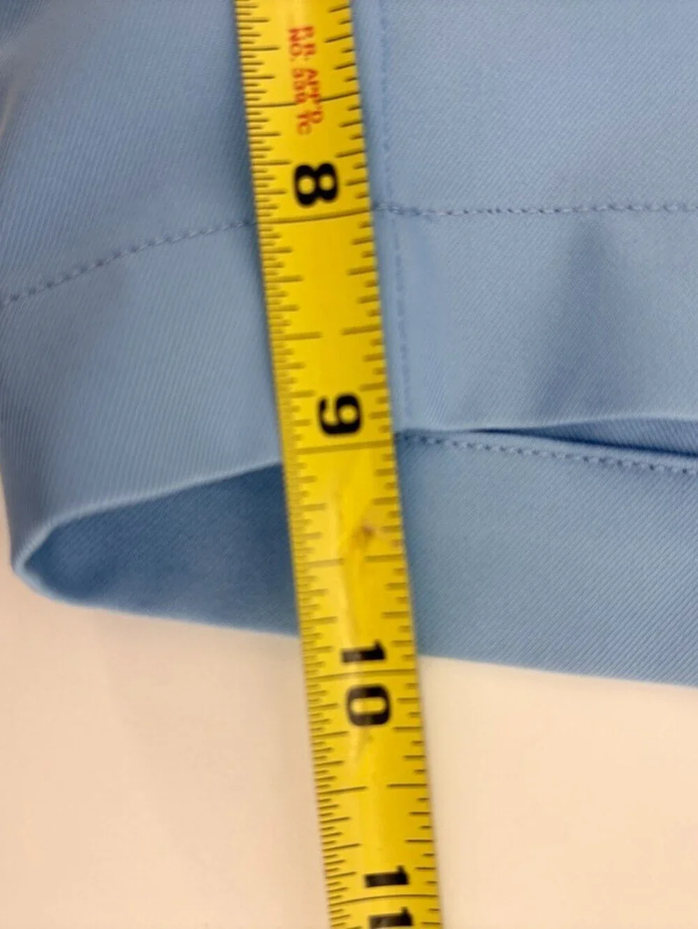 Peter Millar Men's Shorts Flat Front/Button Light Blue Size 38